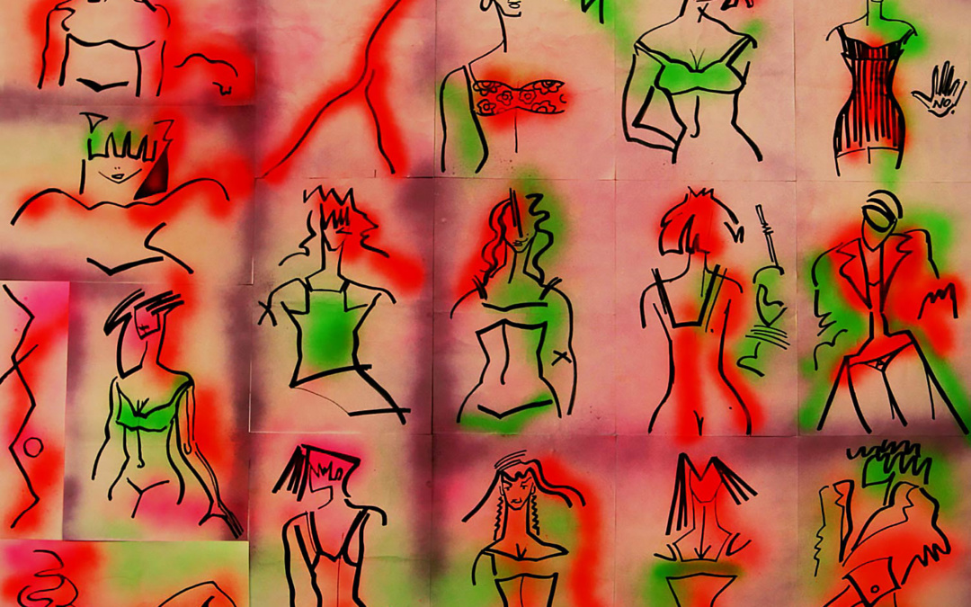 Peintures Abstrait Mixte